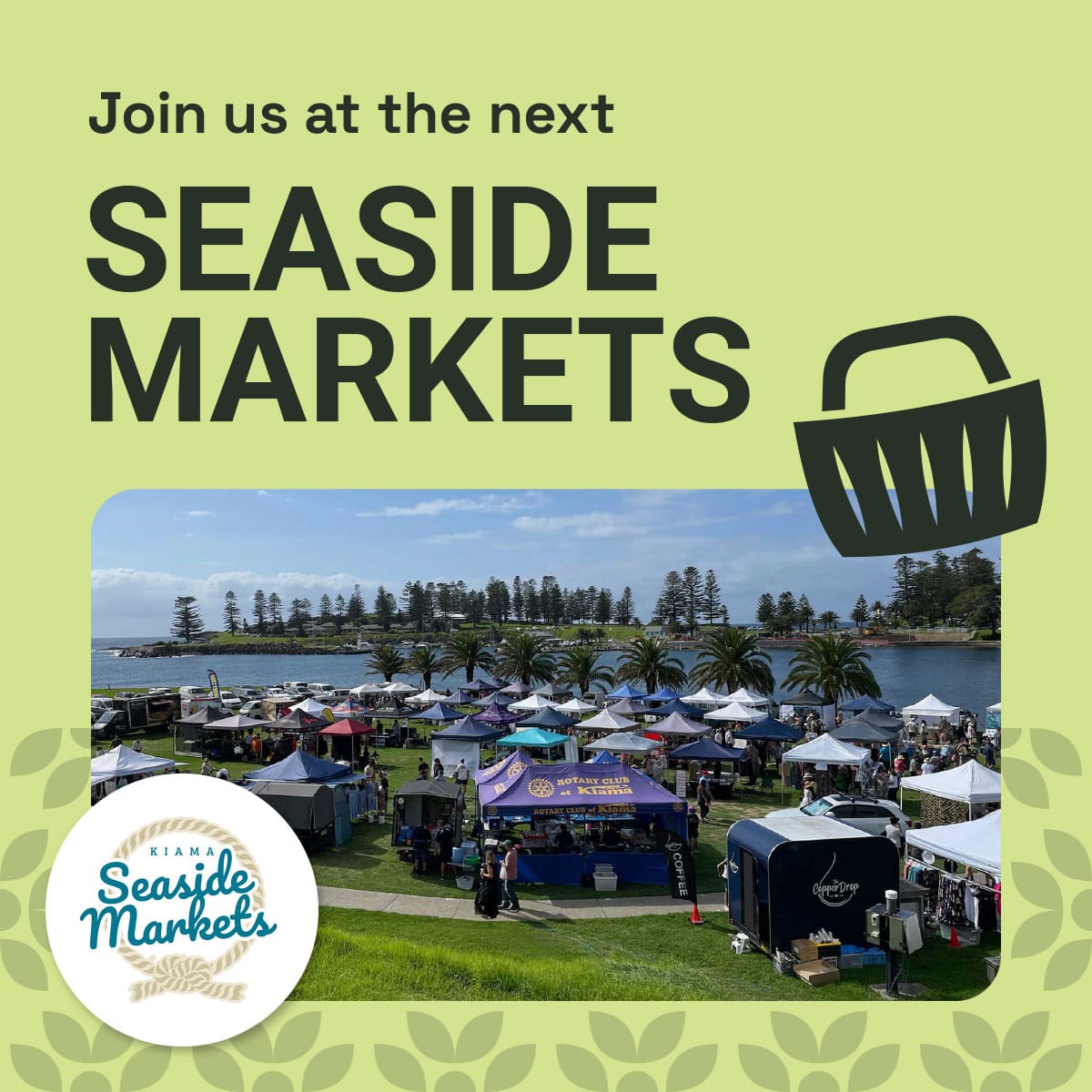 Kiama Business Network - Seaside Markets event tile