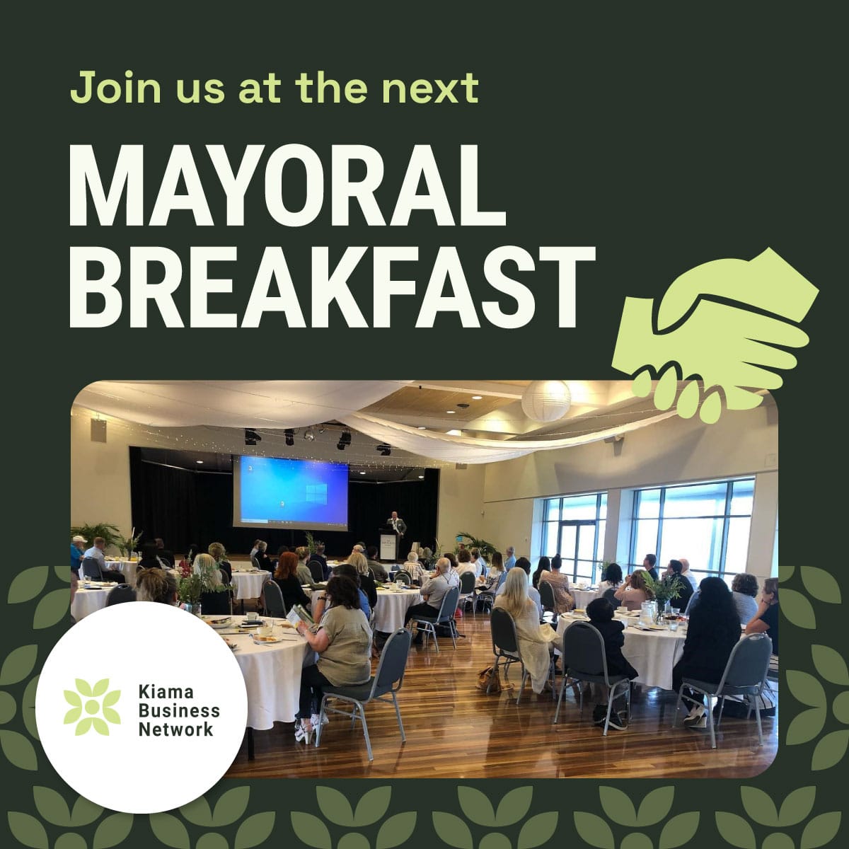 Kiama Business Network - Mayoral Breakfast Event Banner