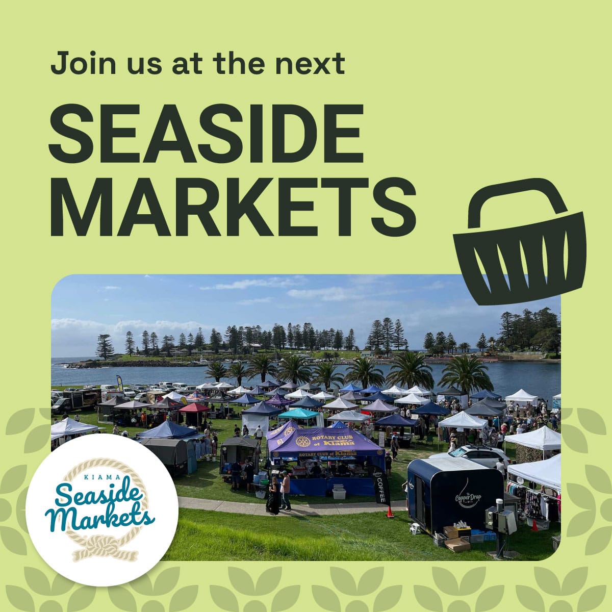 Kiama Seaside Markets - Event Banner