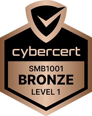 CyberCert Bronze SMB1001 Level 1 logo